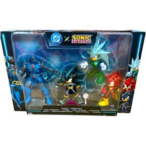 DC X SONIC the Hedgehog POWER Vs SPEED 4 Figure Multipack Darkseid & Shadow